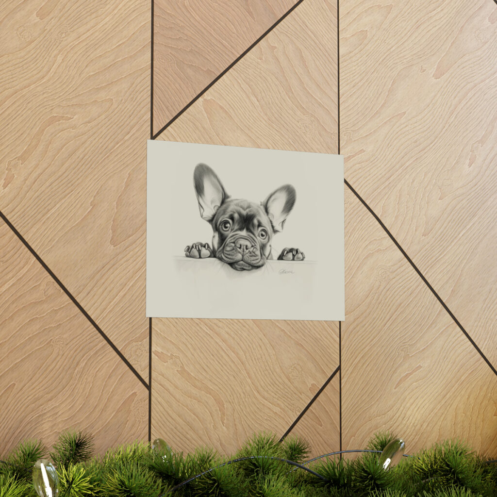 French Bulldog Portrait Fine Art Print