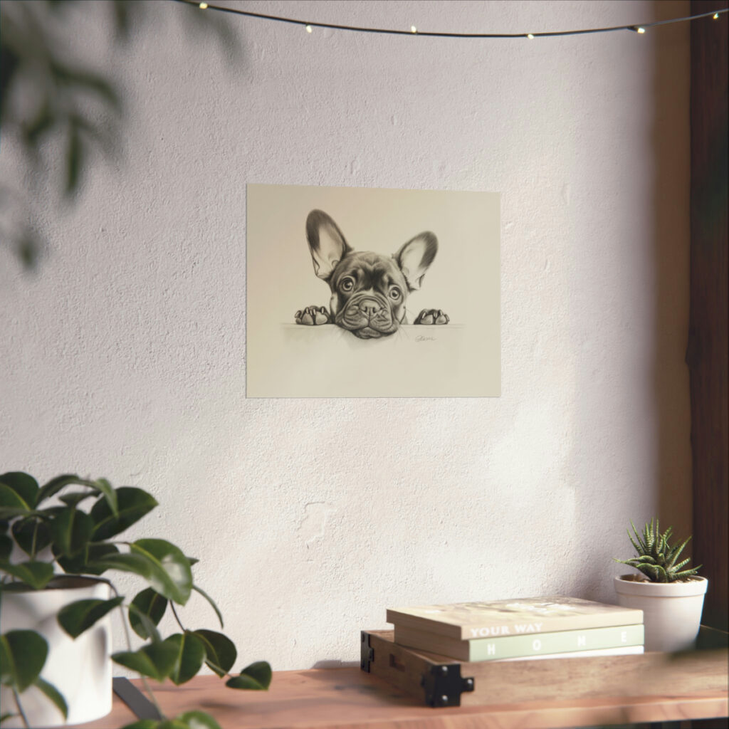 French Bulldog Portrait Fine Art Print