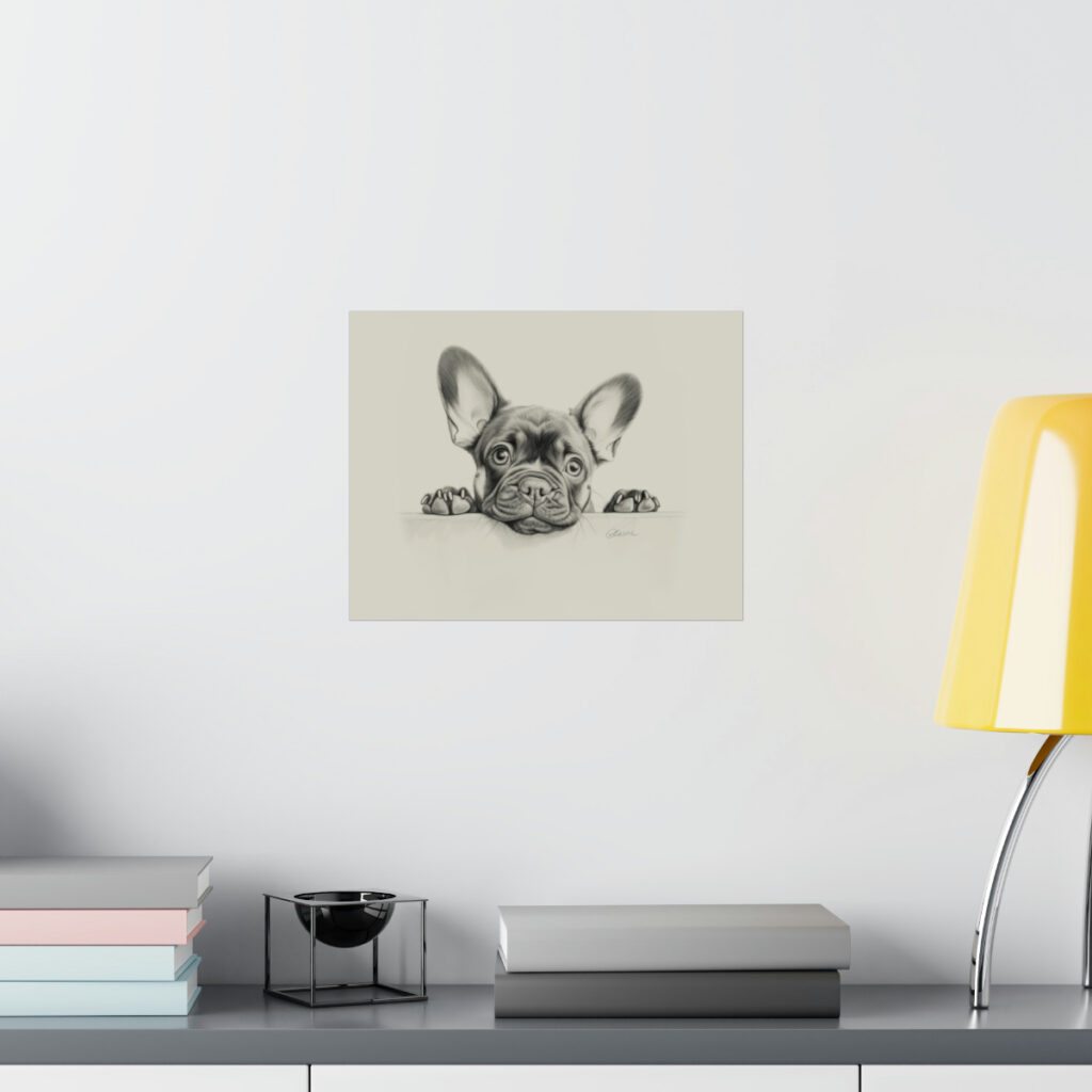 French Bulldog Portrait Fine Art Print