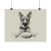 German Shepherd Portrait Fine Art Print