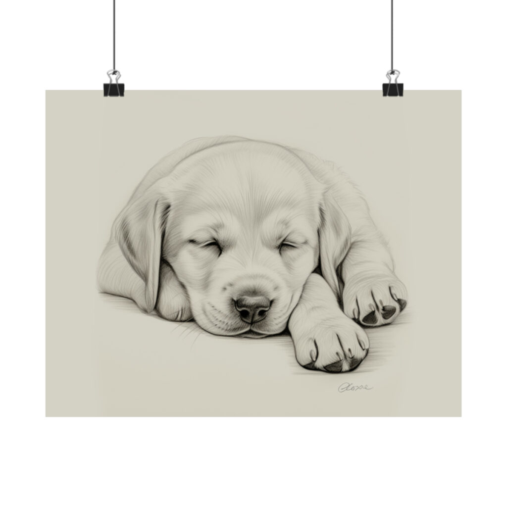 Labrador Retriever Portrait Fine Art Print