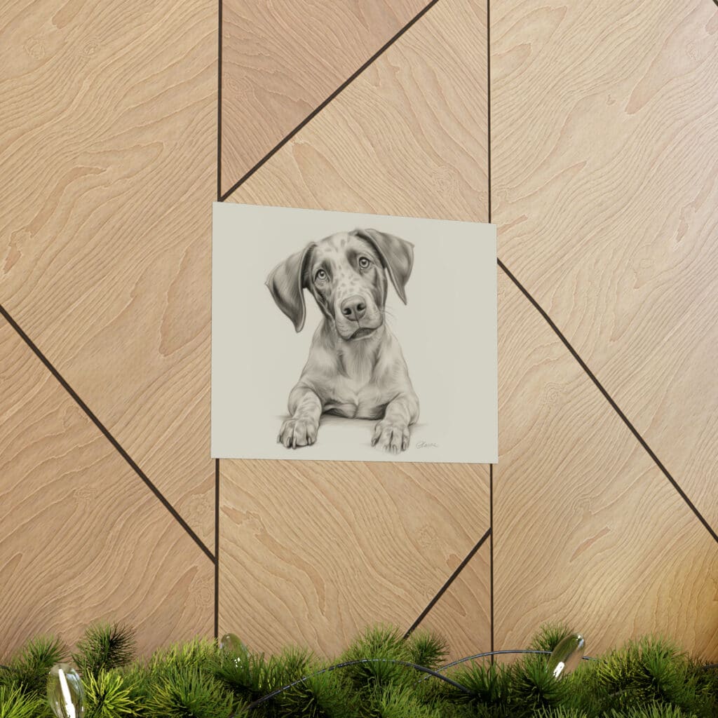 German Shorthaired Pointer Portrait Fine Art Print