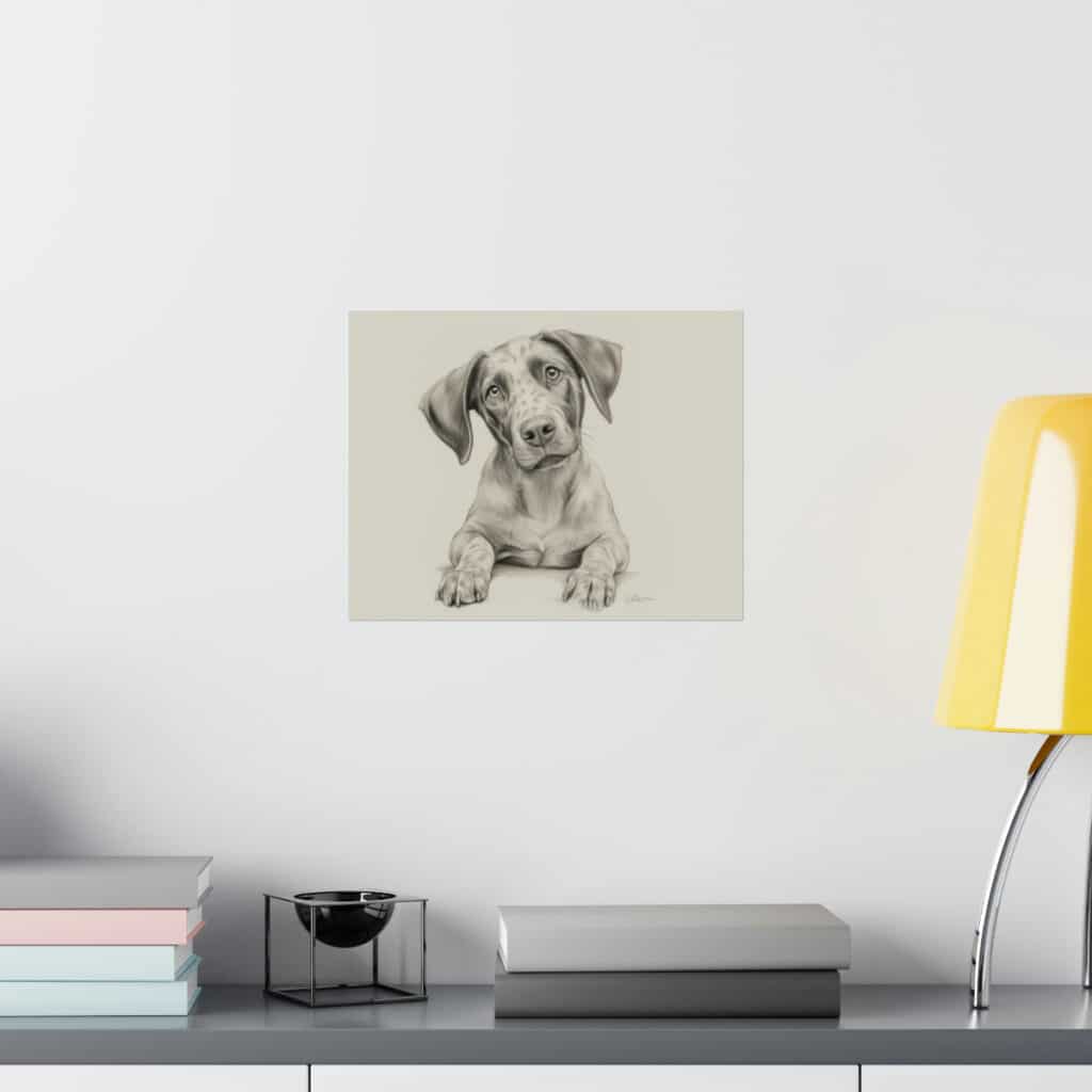 German Shorthaired Pointer Portrait Fine Art Print