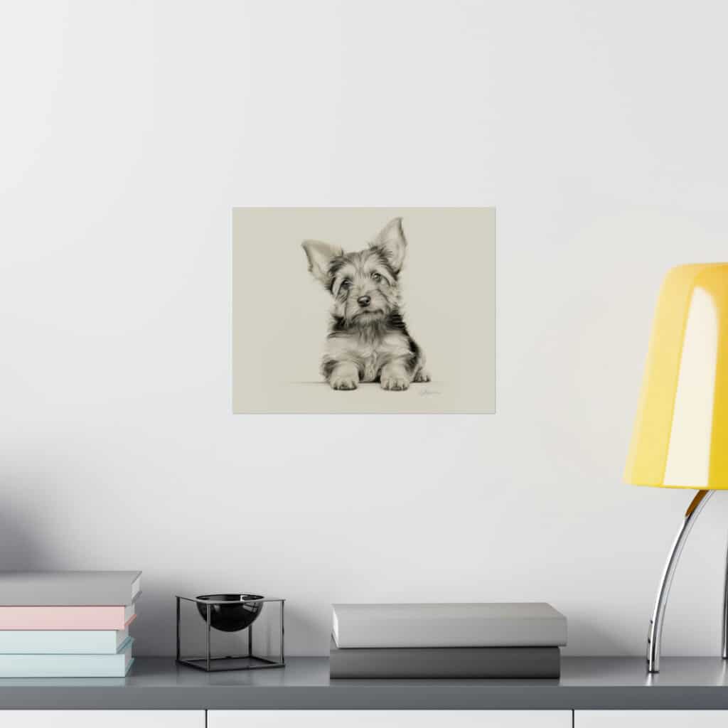 Yorkshire Terrier Portrait Fine Art Print