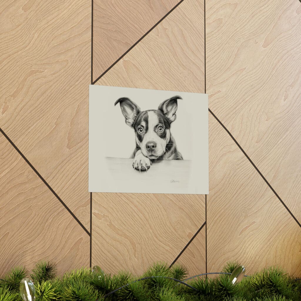 Boston Terrier Portrait Fine Art Print