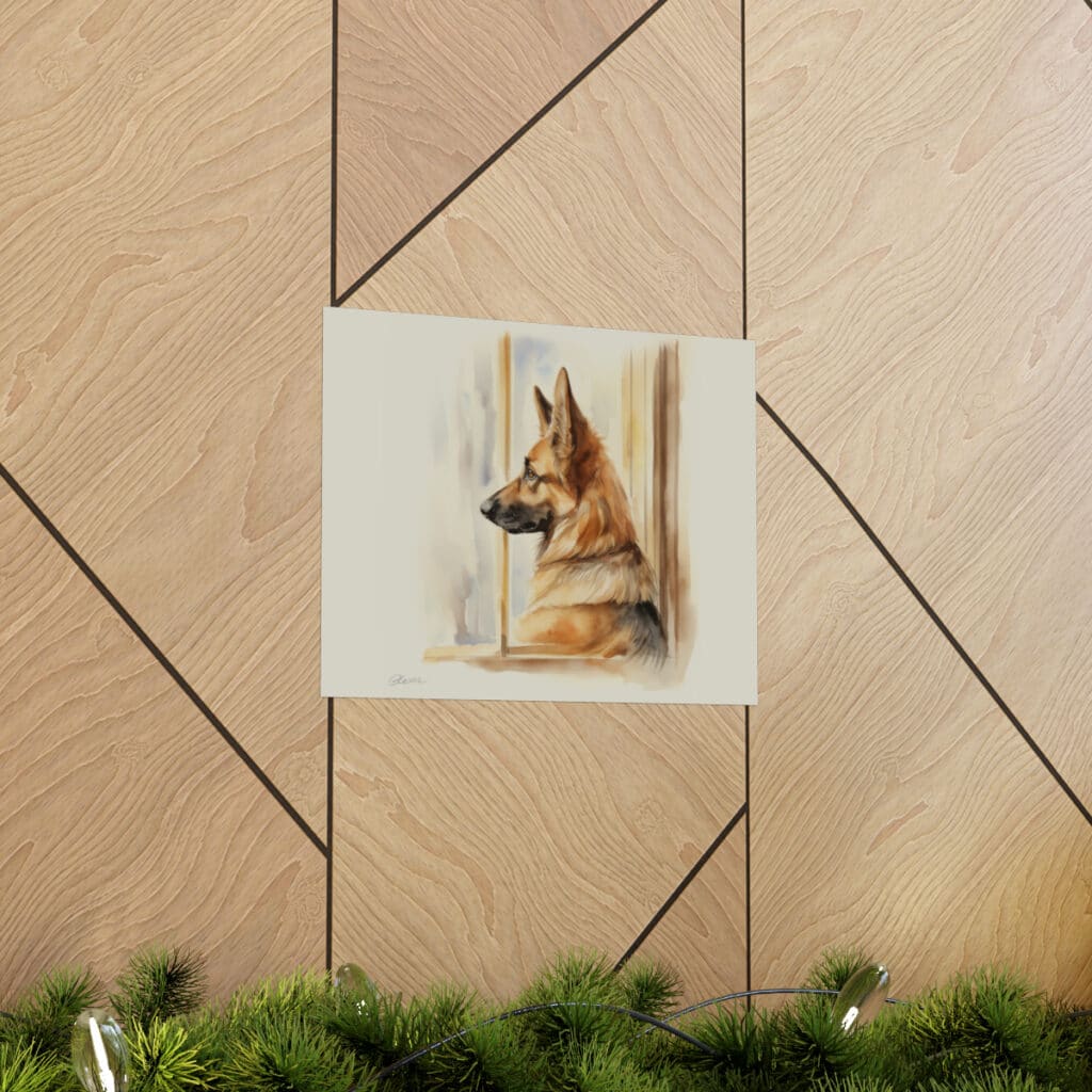 German Shepherd Portrait Fine Art Print