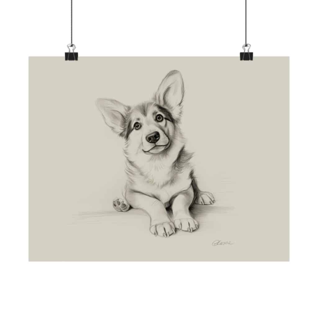 Pembroke Welsh Corgi Fine Art Print