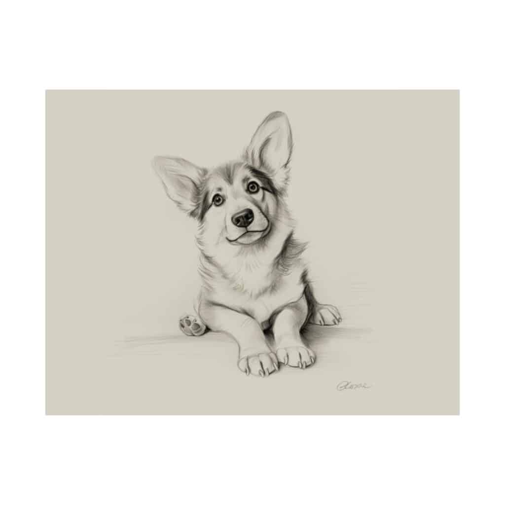 Pembroke Welsh Corgi Fine Art Print