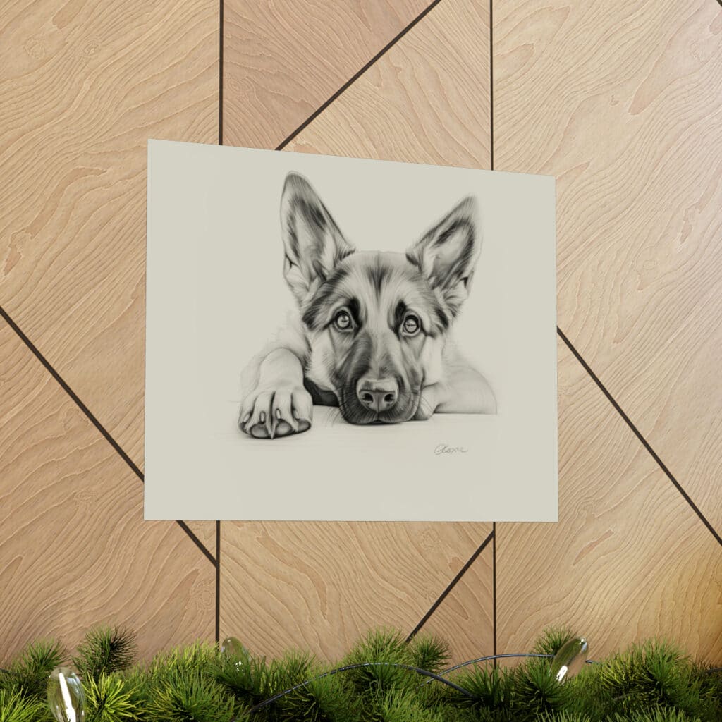 German Shepherd Fine Art Print