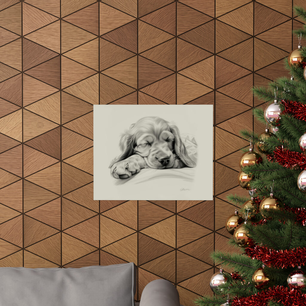 English Cocker Spaniel Portrait Fine Art Print