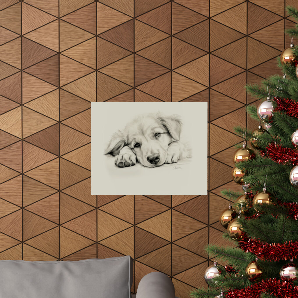 Golden Retriever Portrait Fine Art Print