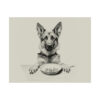 German Shepherd Portrait Fine Art Print