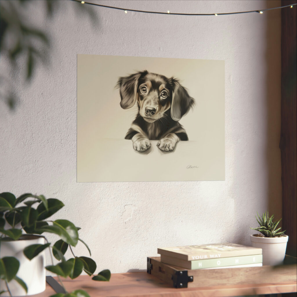 Dachshund Portrait Fine Art Print