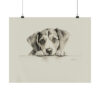 Beagle Dog Portrait Fine Art Print