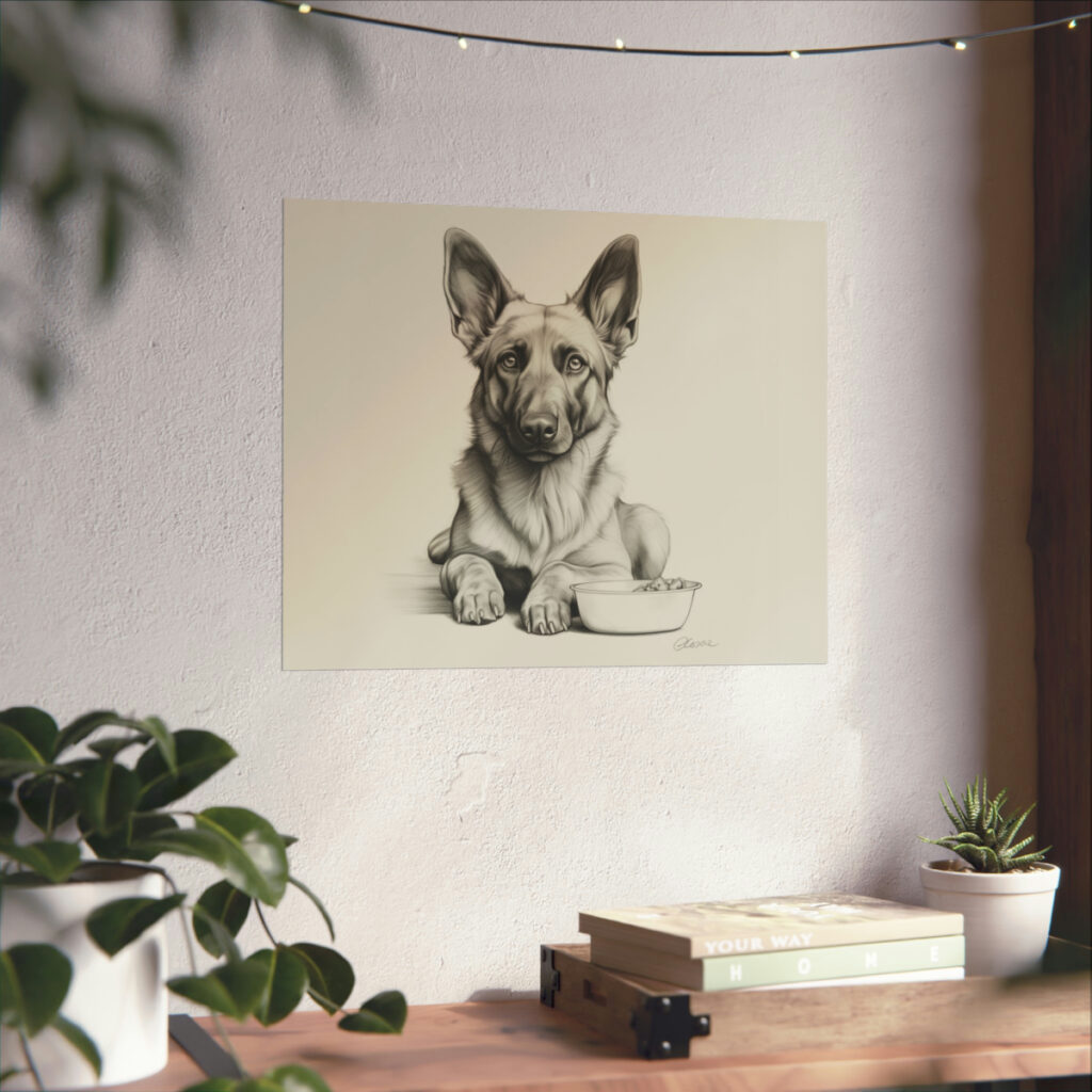 Belgian Malinois Portrait Fine Art Print