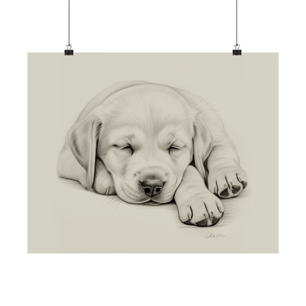 Labrador Retriever Portrait Fine Art Print