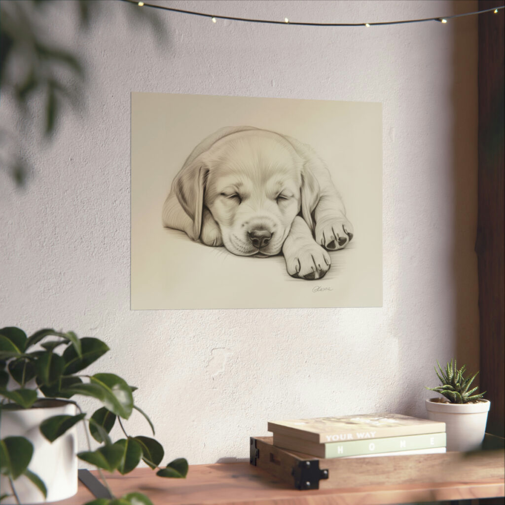 Labrador Retriever Portrait Fine Art Print