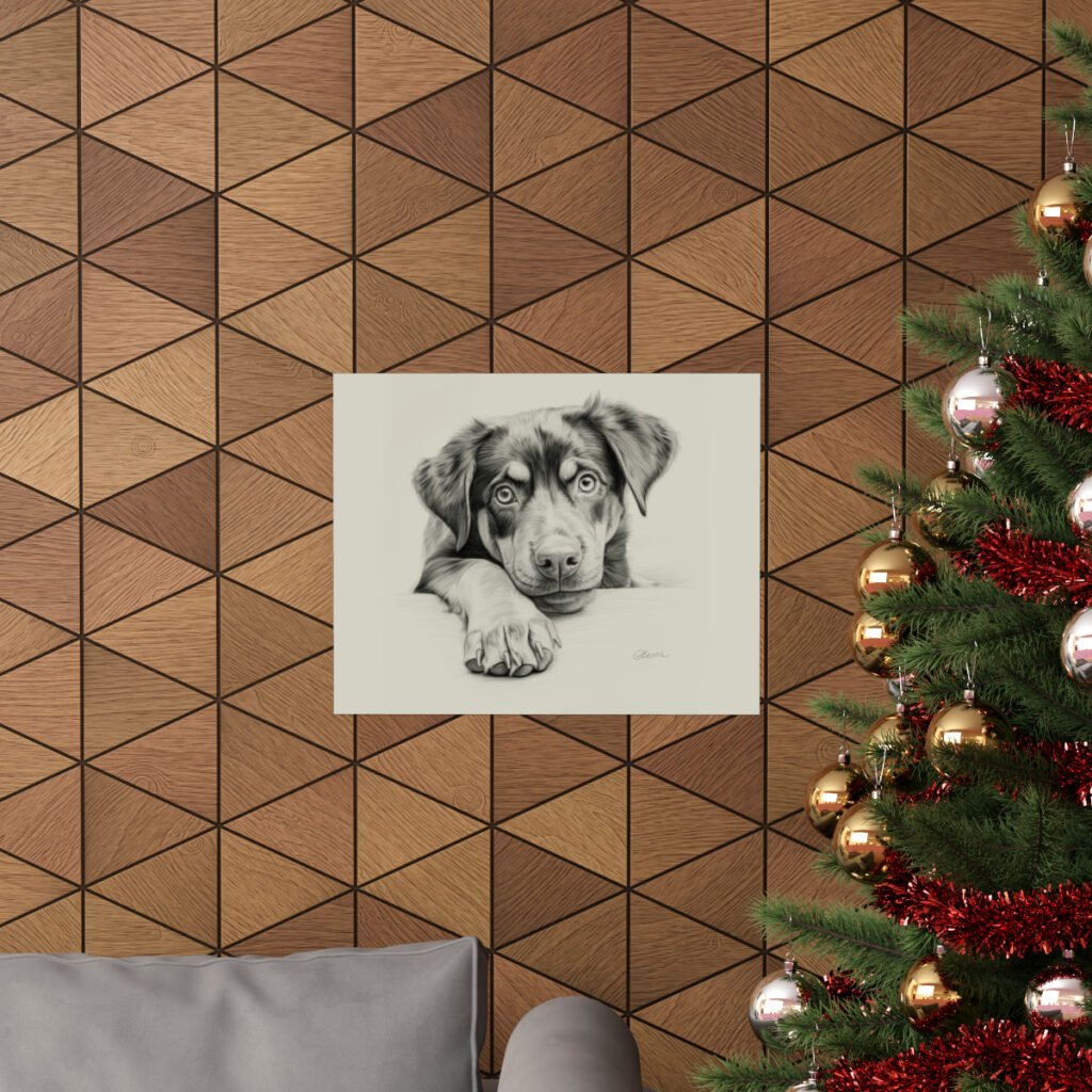 Rottweiler Portrait Fine Art Print