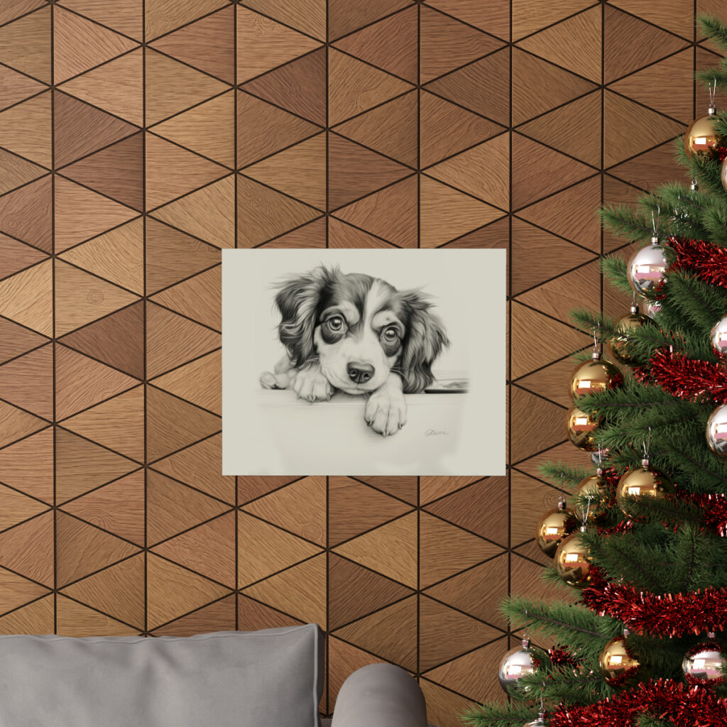 Cavalier King Charles Spaniel Portrait Fine Art Print