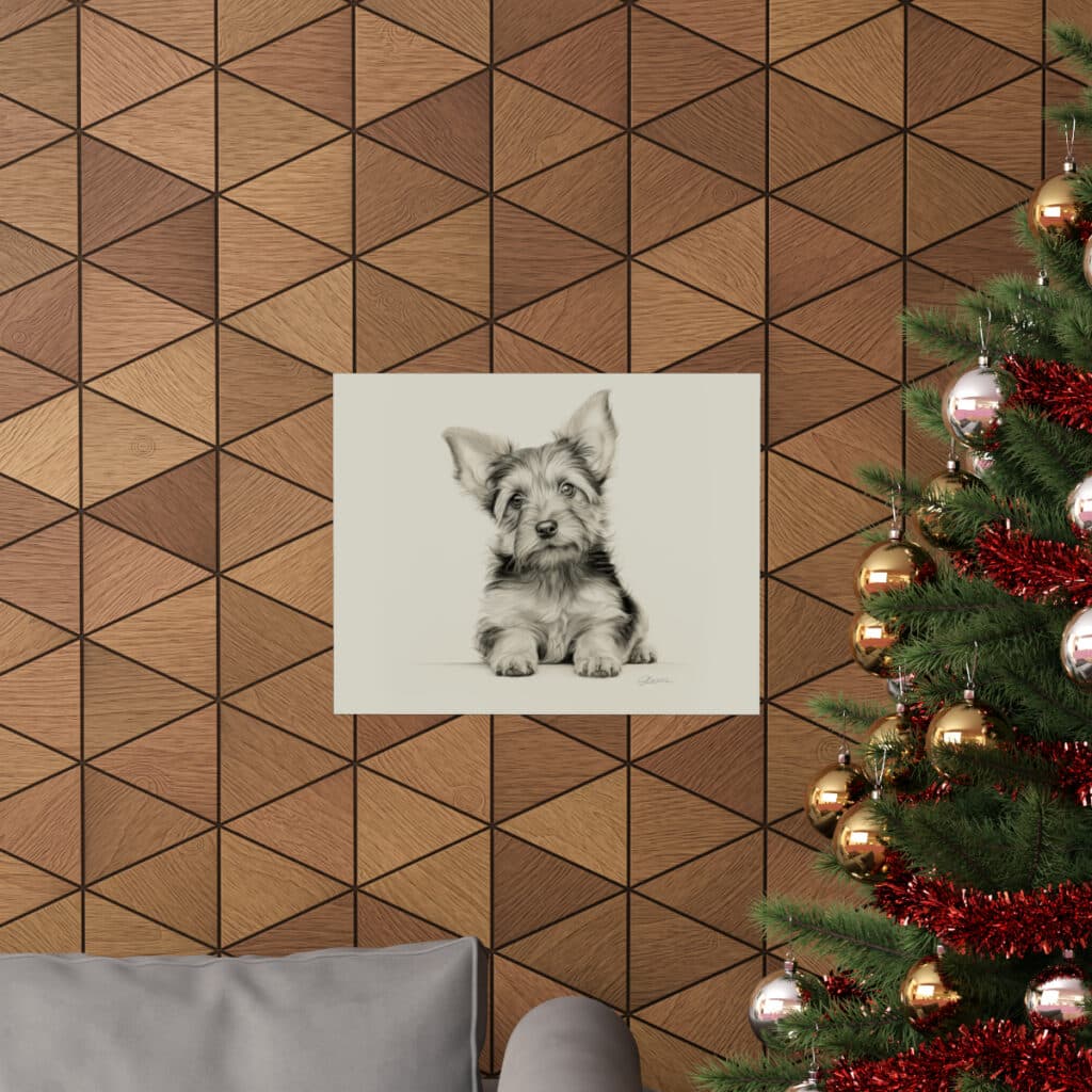 Yorkshire Terrier Portrait Fine Art Print