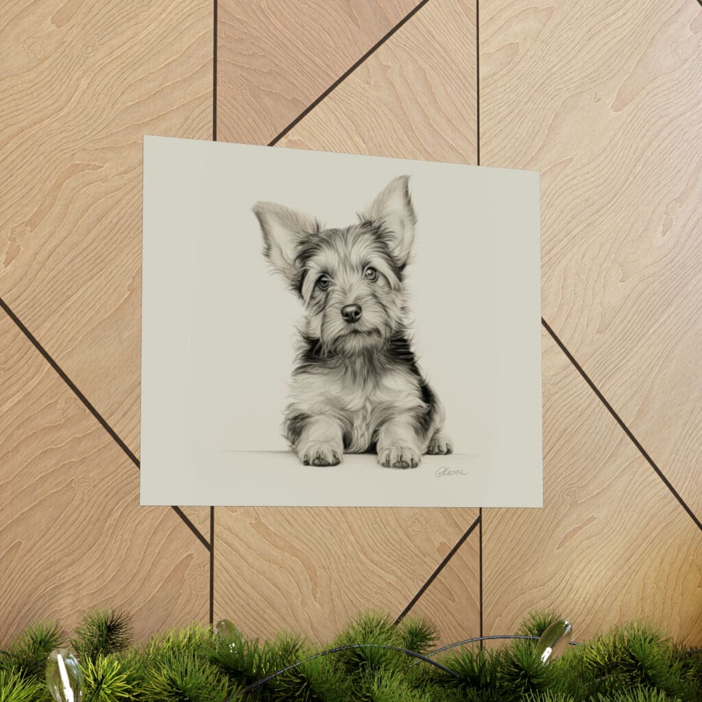 Yorkshire Terrier Portrait Fine Art Print