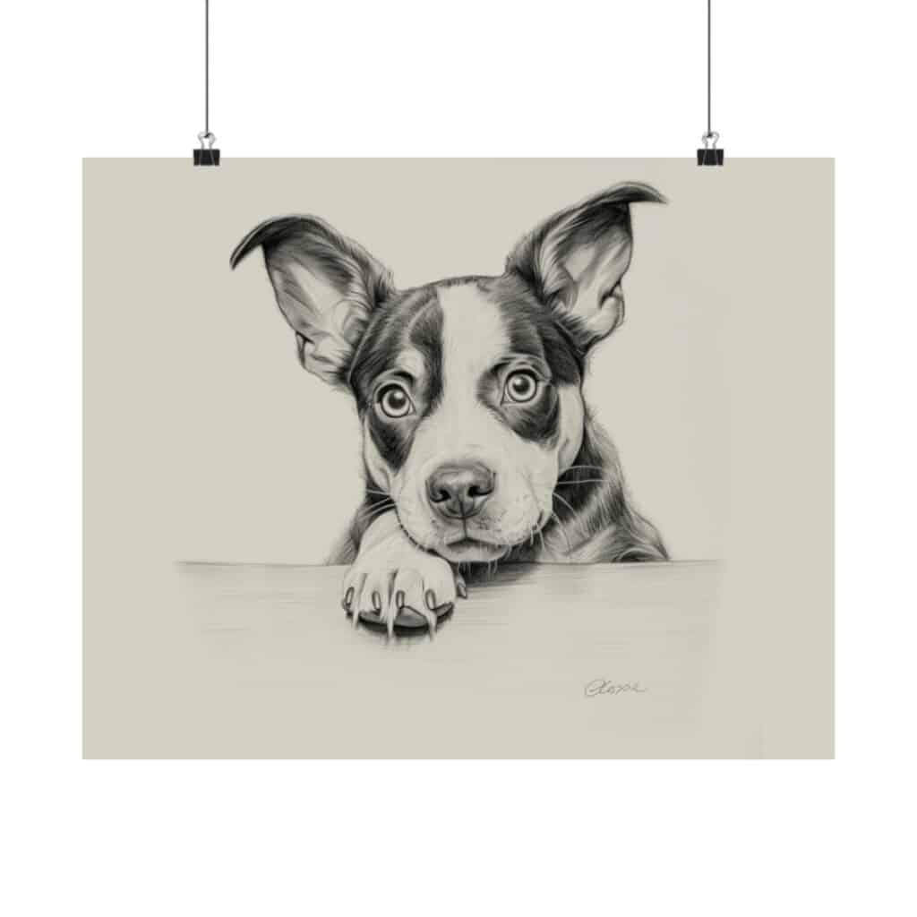 Boston Terrier Portrait Fine Art Print