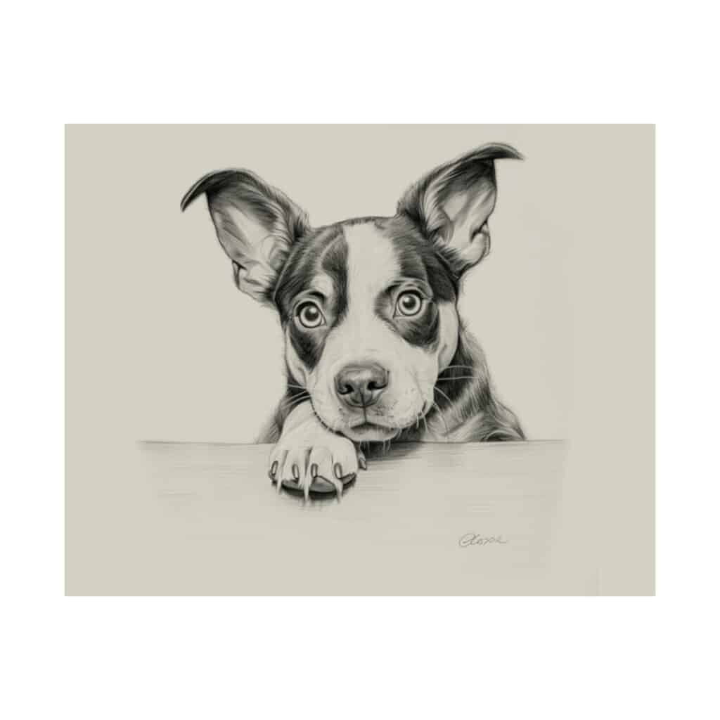 Boston Terrier Portrait Fine Art Print