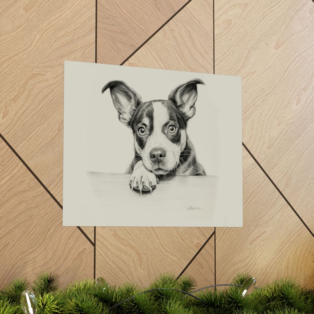 Boston Terrier Portrait Fine Art Print