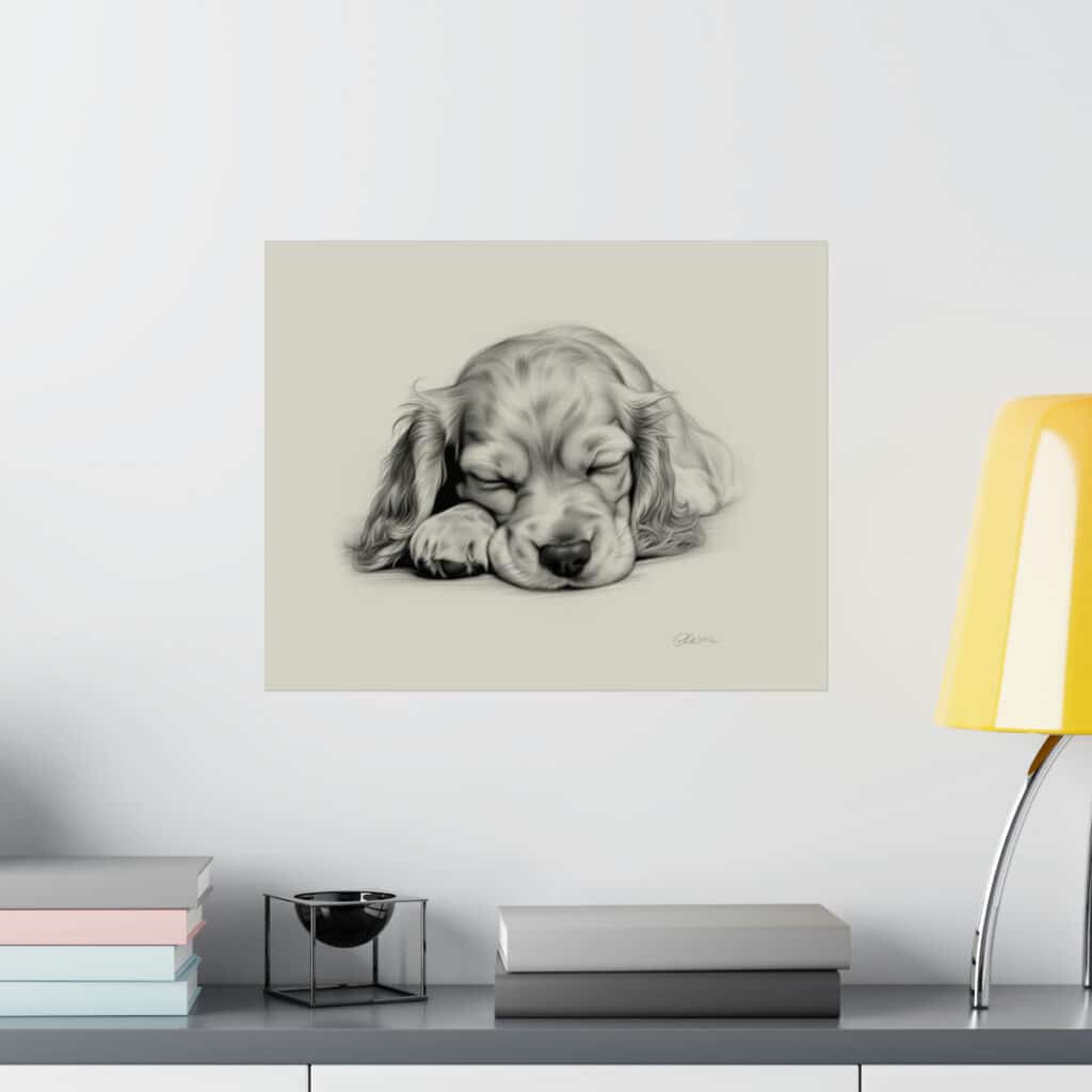 English Cocker Spaniel Portrait Fine Art Print