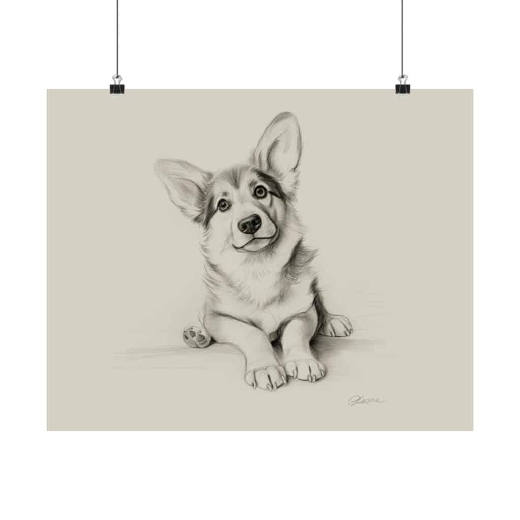 Pembroke Welsh Corgi Fine Art Print