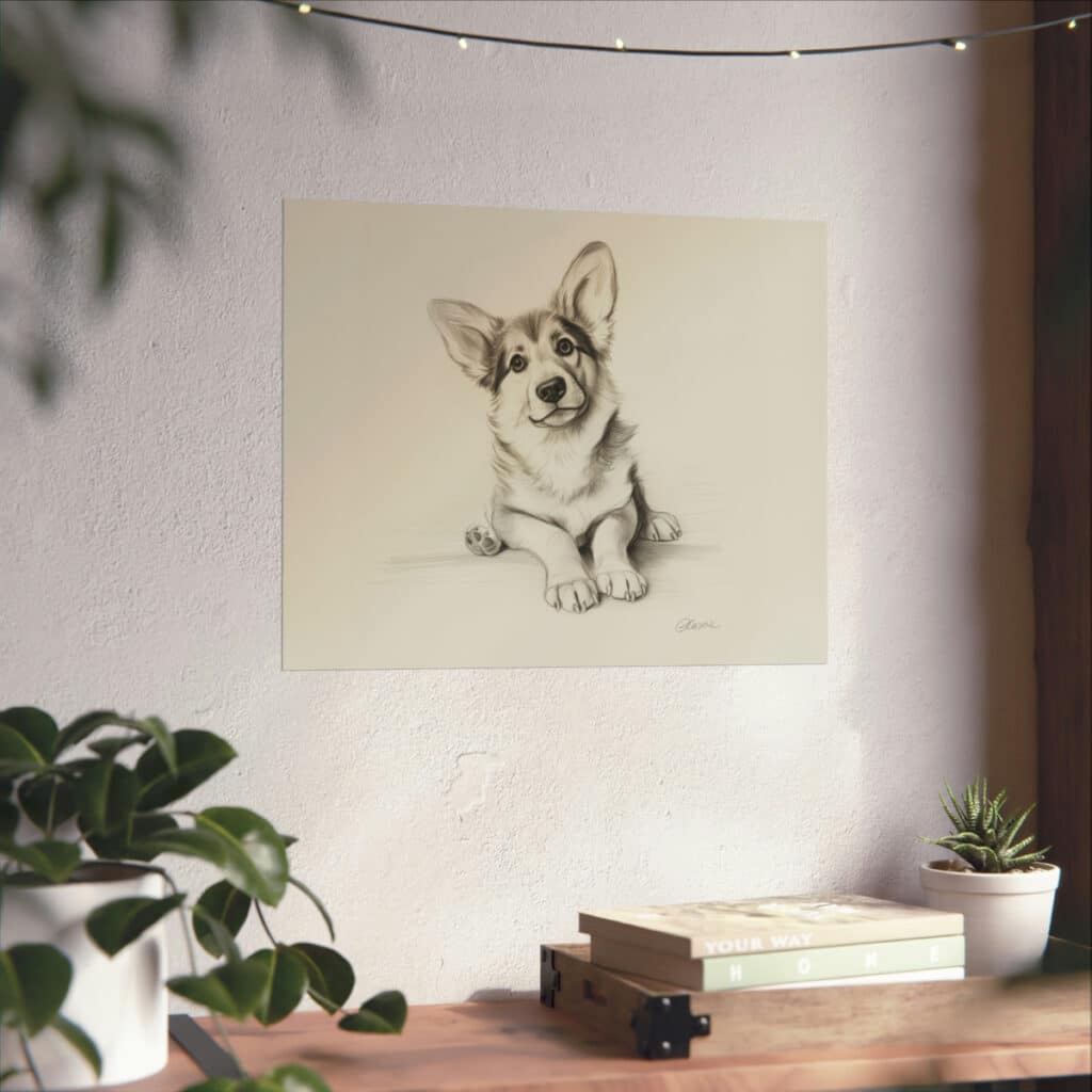 Pembroke Welsh Corgi Fine Art Print