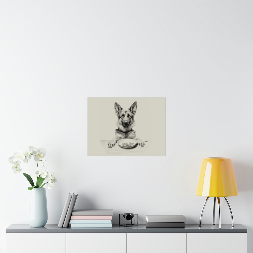 German Shepherd Portrait Fine Art Print