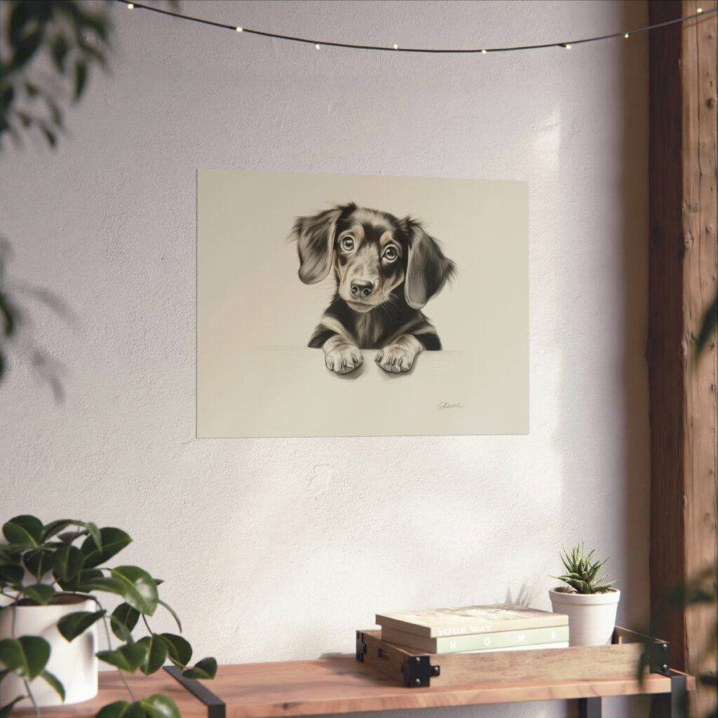 Dachshund Portrait Fine Art Print