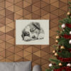 Australian Shepherd Dog Portrait Fine Art Print