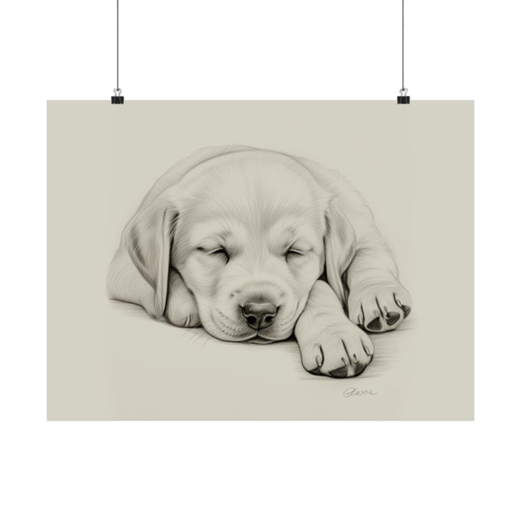 Labrador Retriever Portrait Fine Art Print