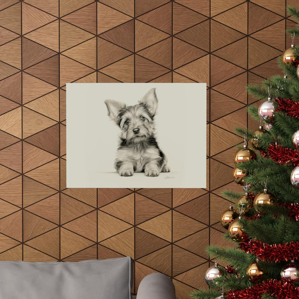 Yorkshire Terrier Portrait Fine Art Print