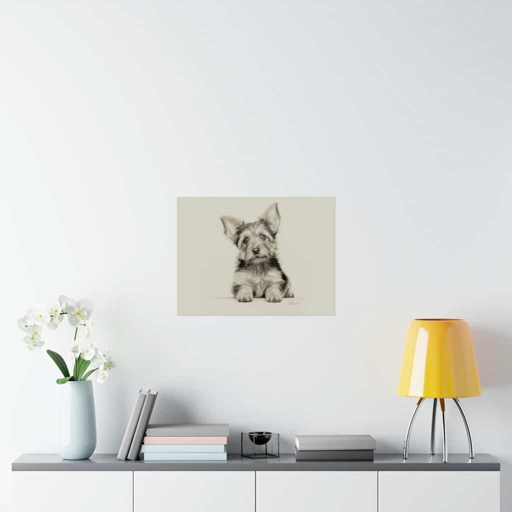 Yorkshire Terrier Portrait Fine Art Print