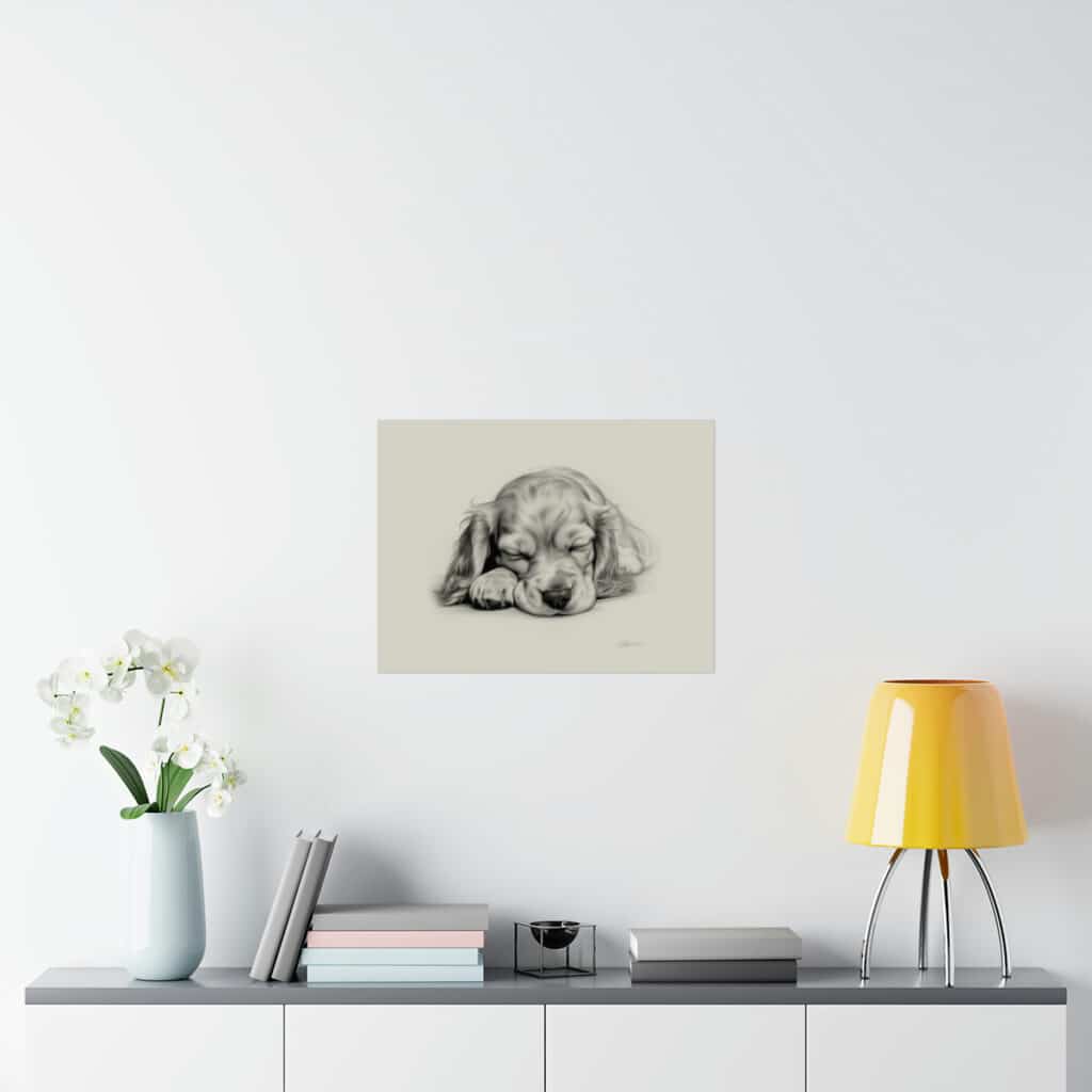 English Cocker Spaniel Portrait Fine Art Print