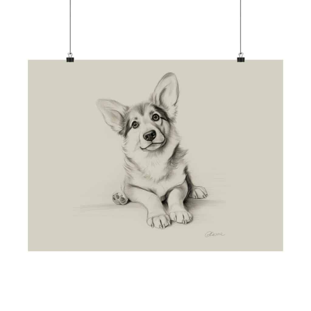 Pembroke Welsh Corgi Fine Art Print