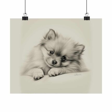 Pomeranian Portrait Fine Art Print