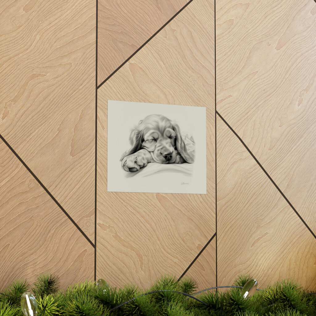 English Cocker Spaniel Portrait Fine Art Print