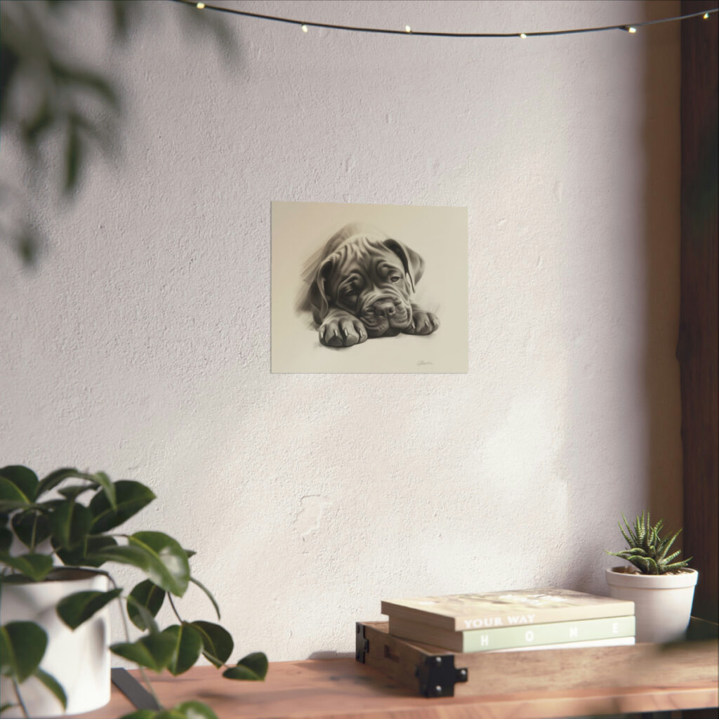 Cane Corso Portrait Fine Art Print