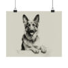 German Shepherd Portrait Fine Art Print