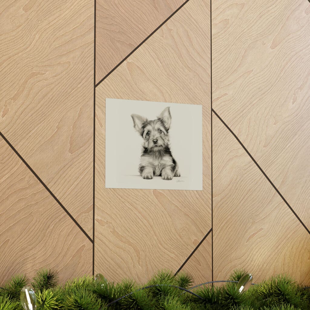 Yorkshire Terrier Portrait Fine Art Print