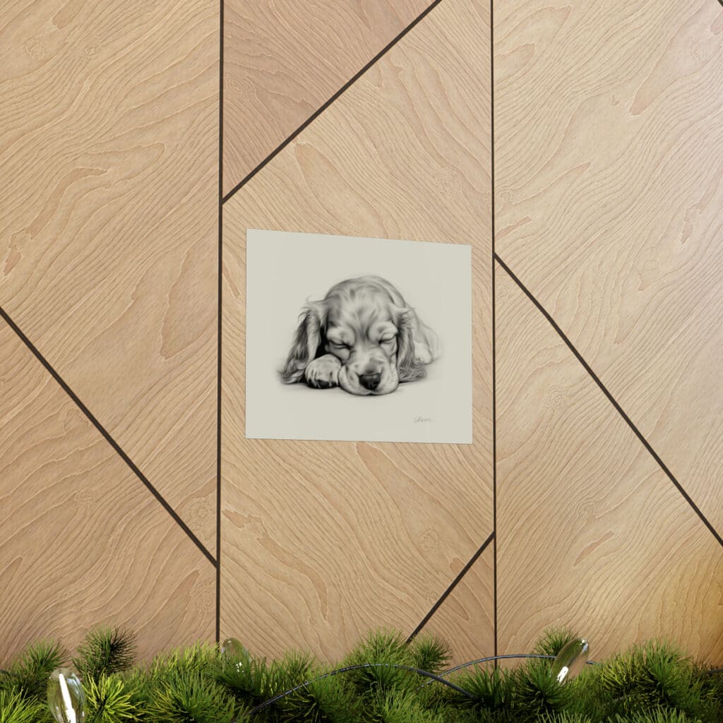 English Cocker Spaniel Portrait Fine Art Print