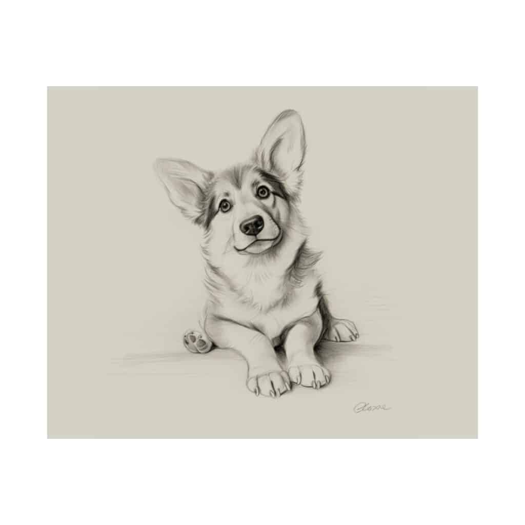 Pembroke Welsh Corgi Fine Art Print