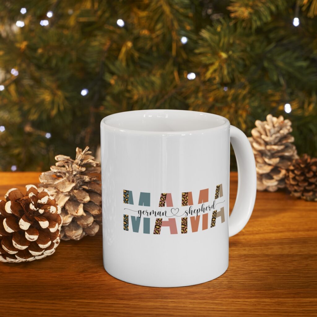 German Shepherd Mama Owner Mug.  Perfect gift for an Alsatian owner.