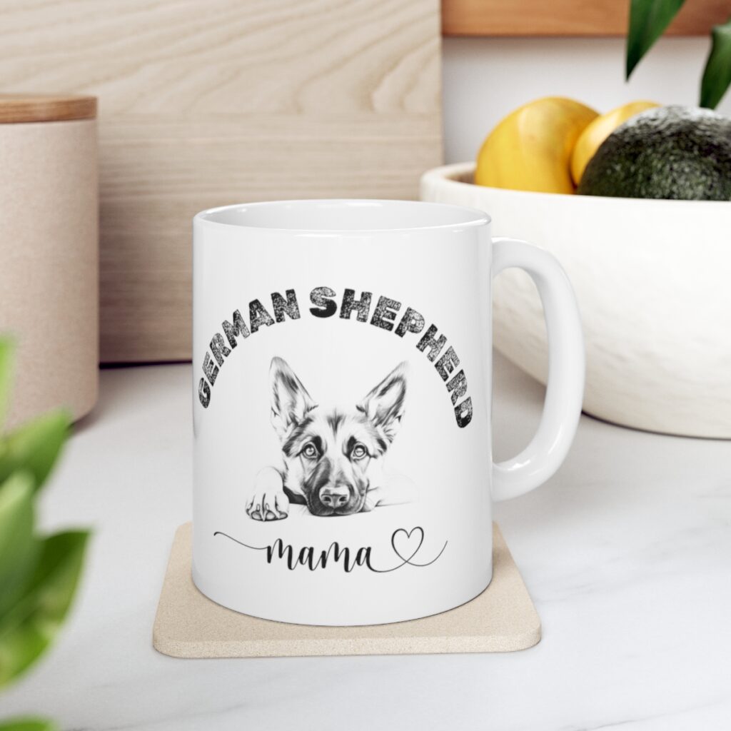 German Shepherd Mama Owner Mug.  Perfect gift for a German Shepherd Owner