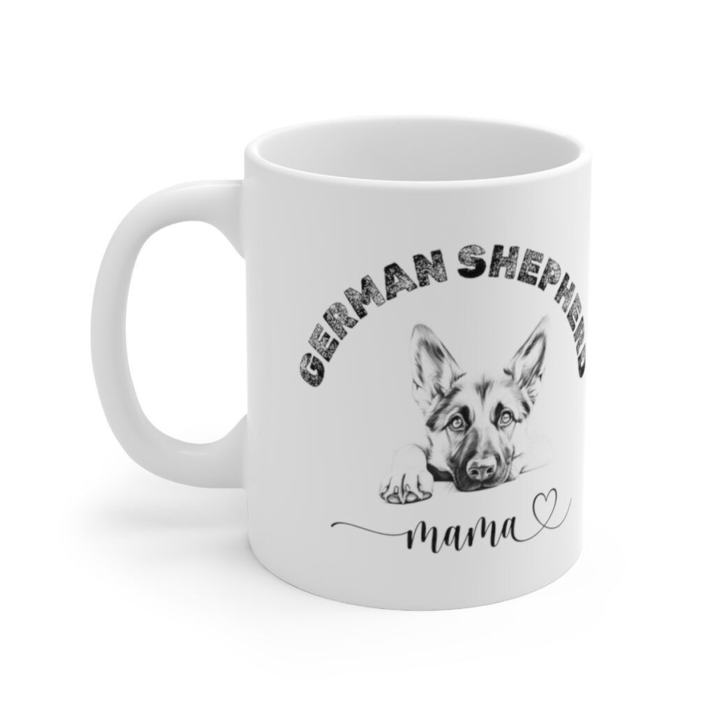 German Shepherd Mama Owner Mug.  Perfect gift for a German Shepherd Owner