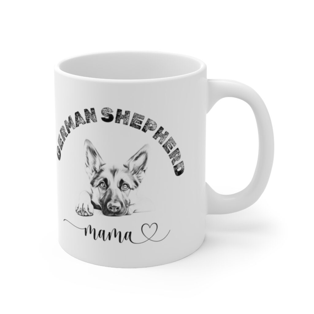 German Shepherd Mama Owner Mug.  Perfect gift for a German Shepherd Owner